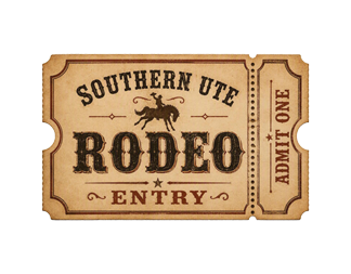 Southern Ute Rodeo Entry Ticket